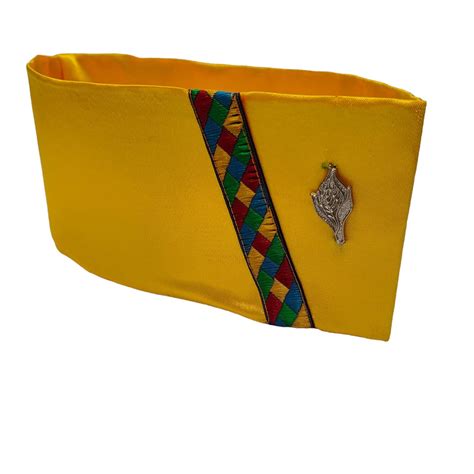 Buy Uttarakhand Pahadi Topi/cap Yellow, Brahmakamal Uttarakhand Topi ...