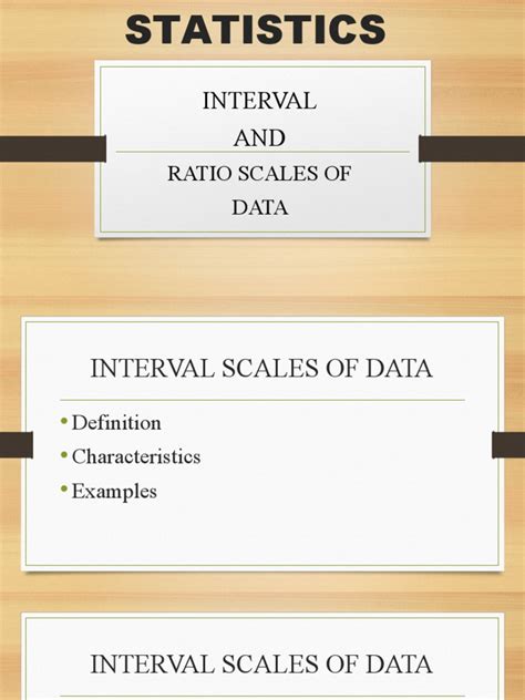 Interval and Ratio Scale | PDF