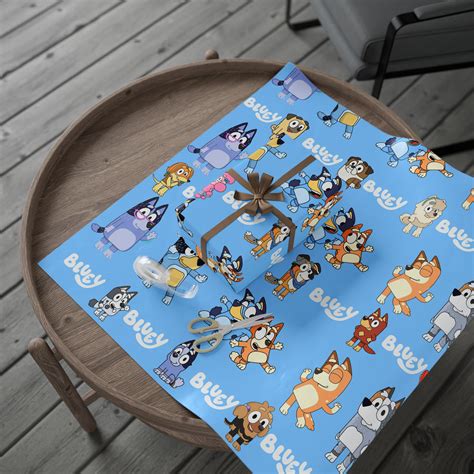 Bluey Wrapping Paper, Bluey Birthday, Bluey Favors, Bluey Decor, Bluey ...