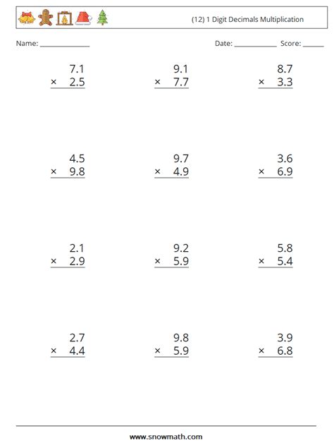 Image result for Multiplication Digit Numbers 12