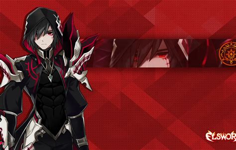 Wallpaper hood, guy, Solace, Elsword for mobile and desktop, section ...
