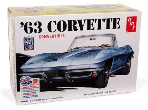 AMT 1963 Chevy Corvette Convertible 1:25 Scale Model Kit : Amazon.in ...
