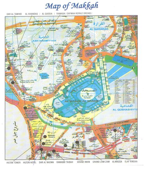 Map of Makkah - Australia's Hajj & Umrah Specialist