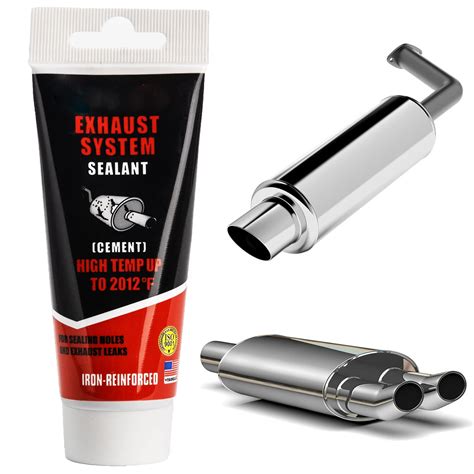 VISBELLA Exhaust System Pipe Repair Kit High Temperature Cement Crack ...