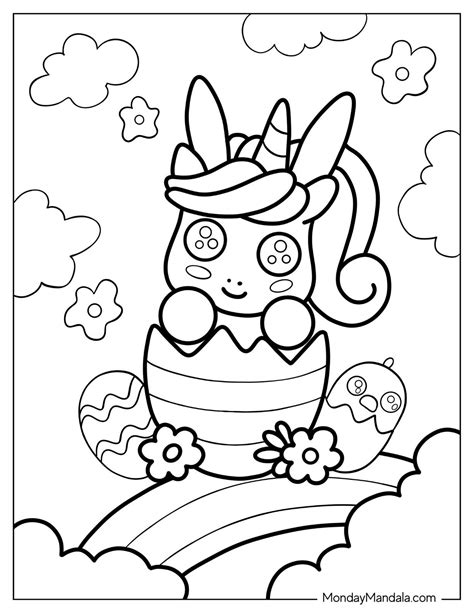Easter Bunny Egg Coloring Pages [2025]