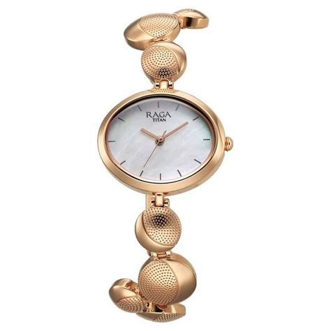 Buy Online Titan Raga Power Pearls Quartz Analog Mother of Pearl Round ...