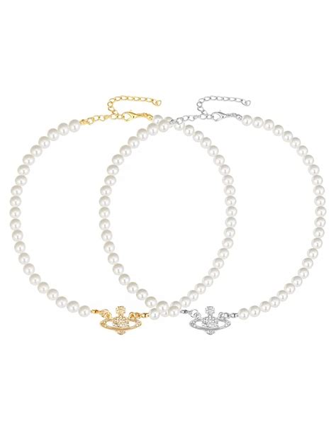 Buy Yellow Chimes Pearl Jewellery Set for Women Set of 2 White Pearl ...