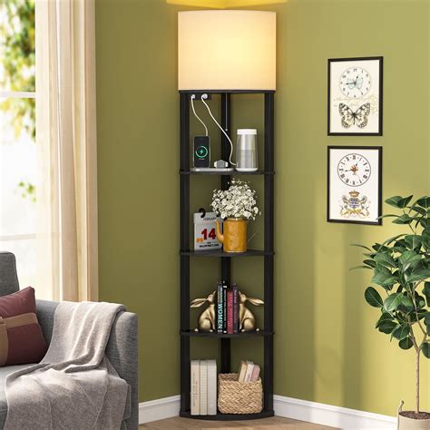 Corner Shelf Floor Lamp Uk at Phillip Hayes blog