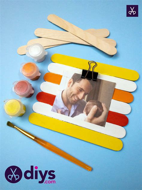 Image result for DIY Picture Frame Using Popsicle Sticks