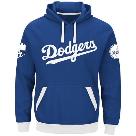 Men's Los Angeles Dodgers Majestic Royal Third Wind Hoodie | MLBShop.com