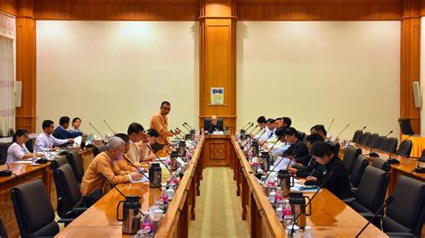 A session inside the Pyidaungsu Hluttaw in progress