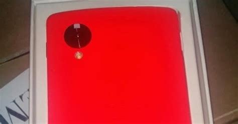 Images of Google Nexus 5 wrapped in Red colour leaked