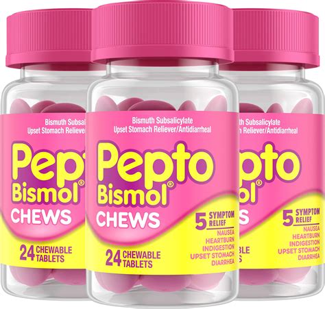 Amazon.com: Pepto Bismol Caplets for Nausea, Heartburn, Indigestion ...