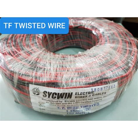 TF Wire Twisted 16/2C 150meters 1.25mm²/2C | Shopee Philippines