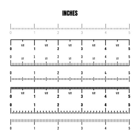 Image result for Inches Scale Vector