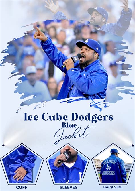 Ice Cube Dodgers Blue Jacket | Shop Yours Now