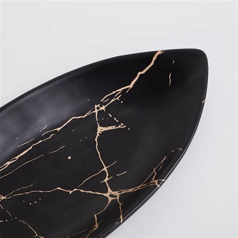 Buy Fiesta Melamine Printed Leaf Shaped Platter - 37x16cm from Home ...