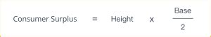 Image result for Consumer Surplus Formula Based Demand Curve Unit