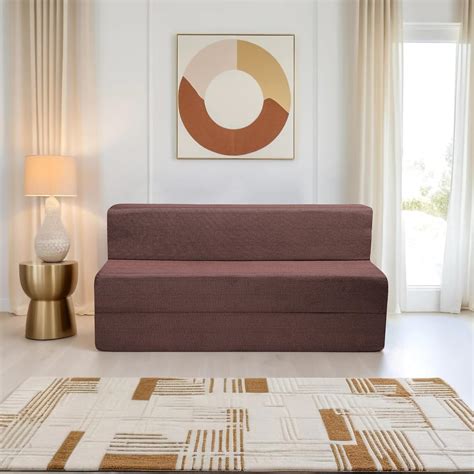 Amazon Brand - Solimo 3 Seater 5 * 6 Jute Fabric Washable Cover Sofa ...