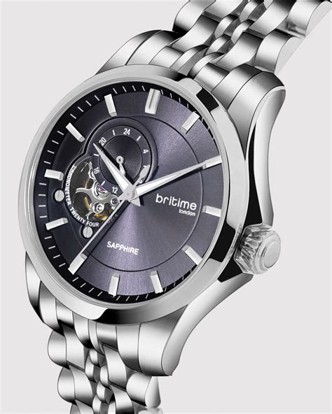 Britime Crimson Automatic Blue Dial Multifunction Automatic Men's Watc ...