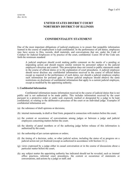 Free Printable Confidentiality Agreement Templates [PDF, Word] Simple