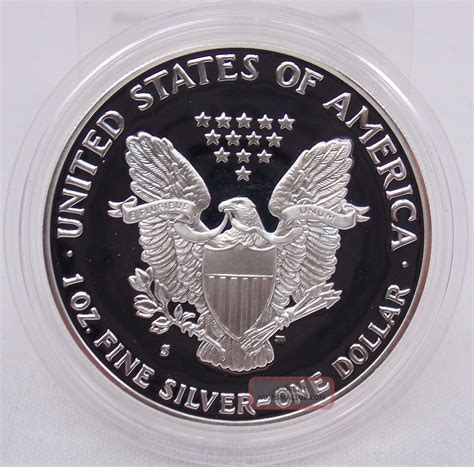 1990 Silver American Eagle 1 Oz. 999 Proof Coin - No Box Or