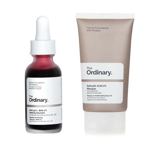 The Ordinary Facial Treatment: AHA 30% + BHA 2% Peeling Solution 30ml ...