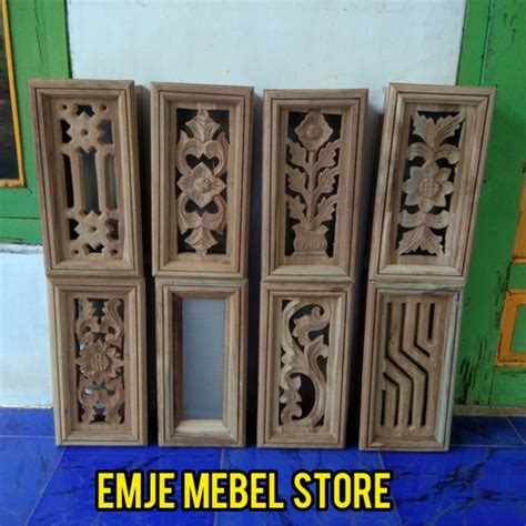 Jual loster jati lubang fentilasi udara ukir material kayu - Kab ...