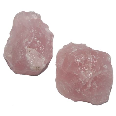 Rose Quartz Raw Crystal Pair True Love Pink Rocks | Pure products, Rose ...