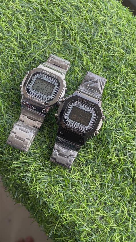 RC CASIIO G-SHOK GMWB-5000 Digital Watch – Grid Matrix Black Edition ...