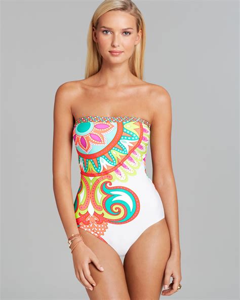 Designer Bandeau One Piece Swimsuits at Alan Padilla blog