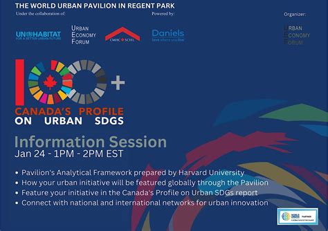100+: Canadas Profile on Urban SDGs, January 24 2023 | Online Event ...