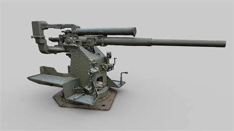 Heavy Anti Aircraft Gun - Buy Royalty Free 3D model by artfletch ...