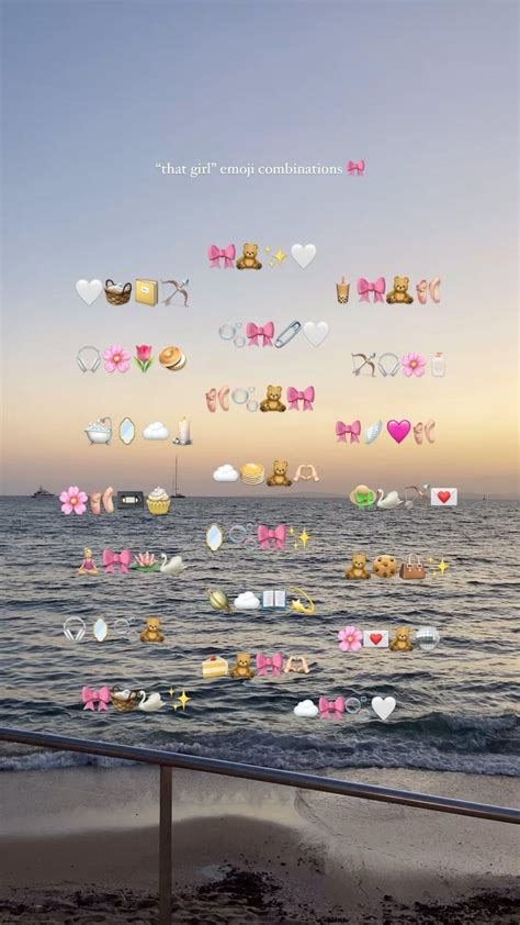 Emoji combinations | emoji combos | aesthetic emojis | cute emoji ...