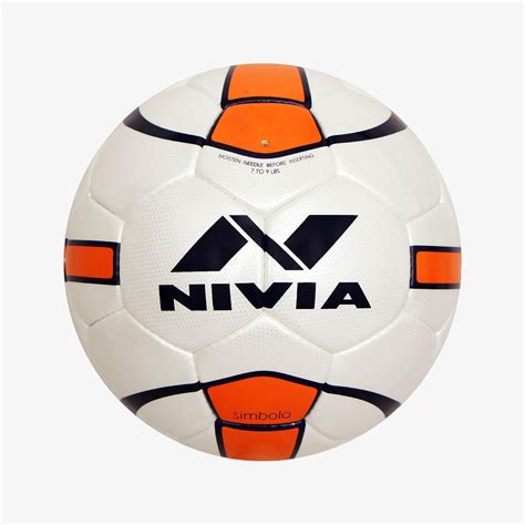 Nivia Simbolo Leather Football (Size 5) – Romjee Sports Llp