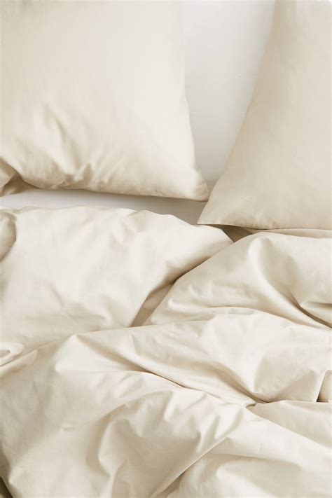 Cotton double/king duvet cover set - Light beige - Home All | H&M IN