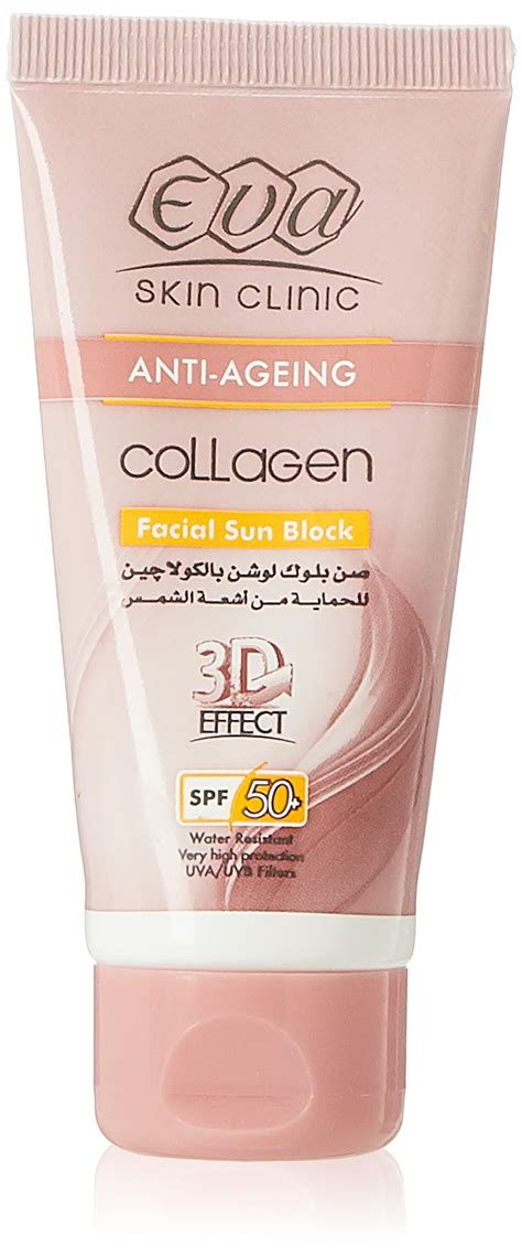 Buy Eva Skin Clinic Collagen Sun Block SPF50+ 50 ml, Pack of 1 Online ...
