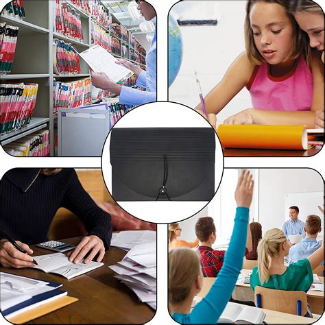 Buy Meknaail File Organiser 24 Pockets Document Organiser Expanding ...