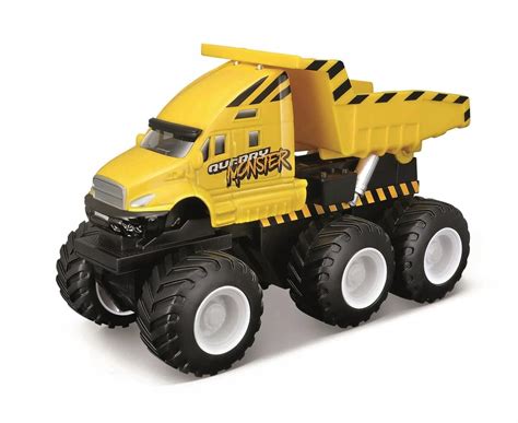 Maisto Quarry Monsters Dump Truck Die Cast Toy Truck (Red) : Amazon.in ...