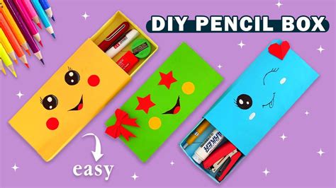 Image result for Paper Pencil Box Tutorial