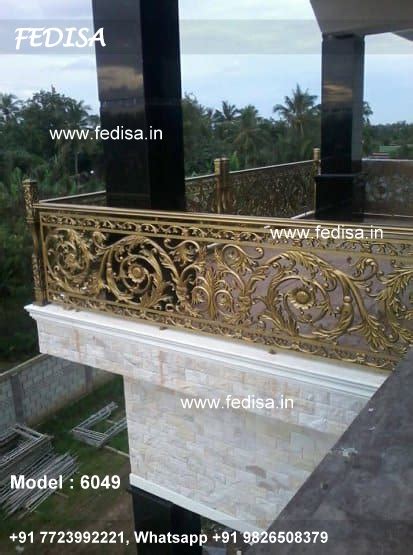 Front Porch Steel Railing Design For Balcony Round Shape Grill Design ...