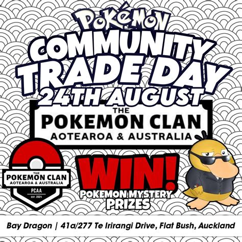 Pokemon Community Trade Day #19, Baydragon Botany Store, Auckland, 24 ...