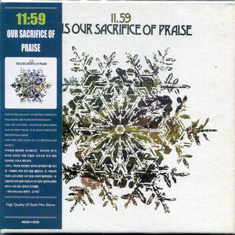 【目立った傷や汚れなし】 cd 11.59 ( eleven fifty nine ) our sacrifice of praise 紙 ...