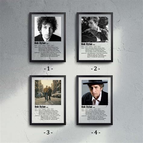 Bob Dylan Bio Frame - هپی والز