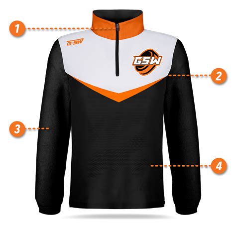 Custom Sublimated Quarter Zip Shirt: Add Team Logo | Gitch Sportswear ...