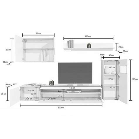 Heera Moti | Know TV Unit Set | White Matte