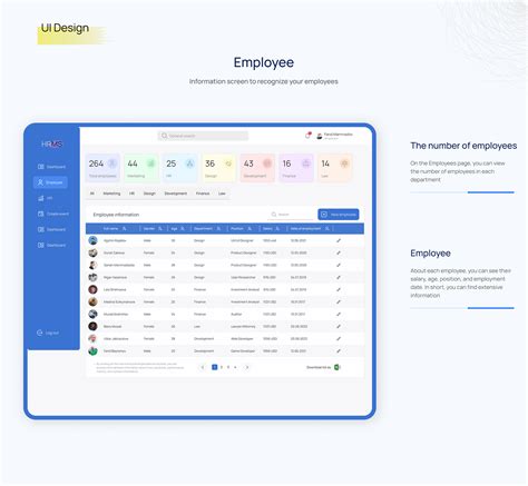 Image result for User Interface Human Resource Management System