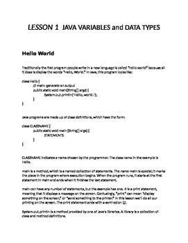 Java Programming Lesson 的图像结果