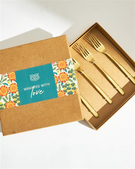 Classic Gold Meal Forks - Set of 4