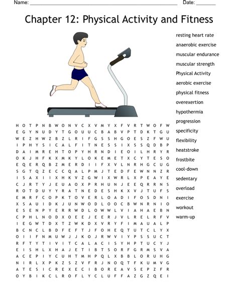 Exercise Word Search Puzzles 的图像结果